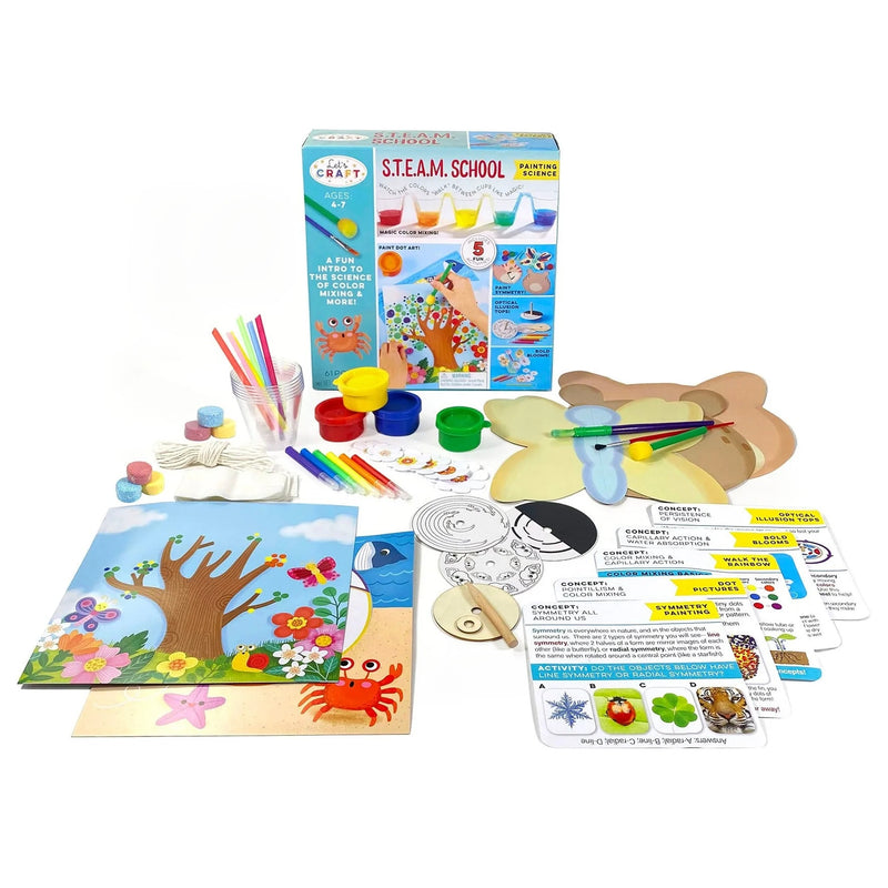 Bright Stripes STEAM School - Painting Science | Ten Little Kids' Toys