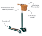 Banwood Scooter Green with features- Available at www.tenlittle.com