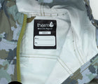 Unlined for ultra lightweight - Therm Eco Weatherproof Packable Rainshell - Camo. Available at www.tenlittle.com
