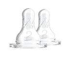 Dr. Brown's baby bottle medium flow nipple replacement 2 pack
