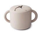 Mushie snack cup in ivory - Available at www.tenlittle.com
