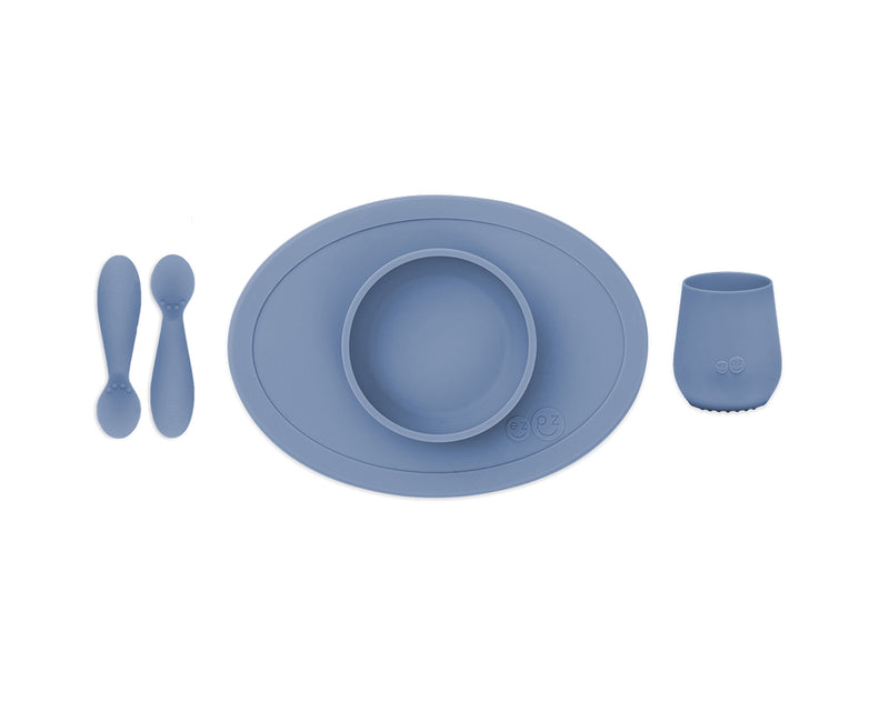 ezpz - First Foods Set (Blue)
