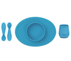 Ezpz First Foods Set in blue. Available at www.tenlittle.com
