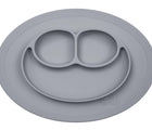 Ezpz Mini Mat in grey. Available at www.tenlittle.com