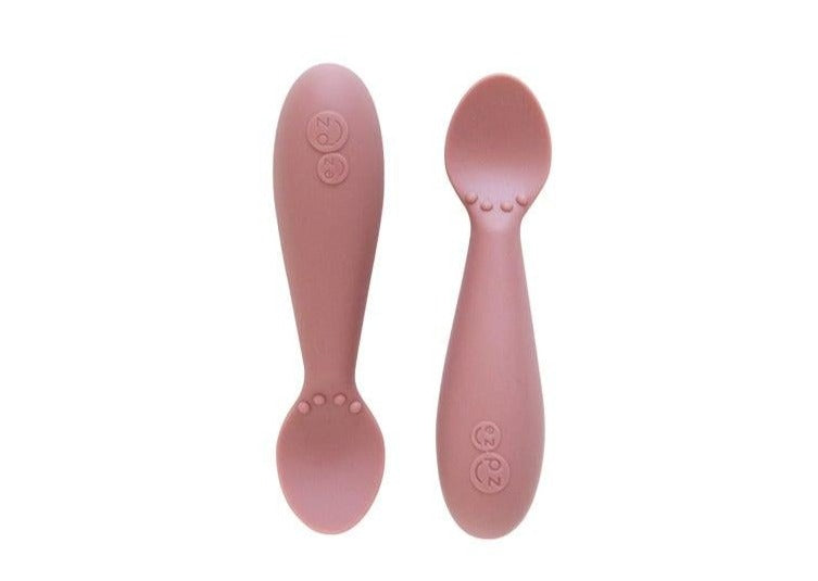 Tiny Spoon by EZPZ - 2-Pack - Silicone Spoons for Self-Feeding