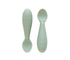 Ezpz Tiny Spoons set of 2 in sage.  Available at www.tenlittle.com