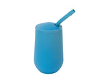Ezpz Happy Cup & Straw in blue - Available at www.tenlittle.com