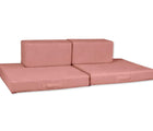 Figgy The Mini Figgy Play Couch in Rose. Available from tenlittle.com