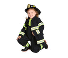 Girl wearing Aeromax Firefighter Helmet. Available from tenlittle.com