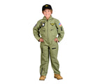 Girl wearing Aeromax Fighter Pilot Costume. Available from ten little.com