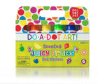 Packaging for Do-A-Dot Art Juicy Fruit Dot Art Markers - Set of 6. Available from tenlittle.com