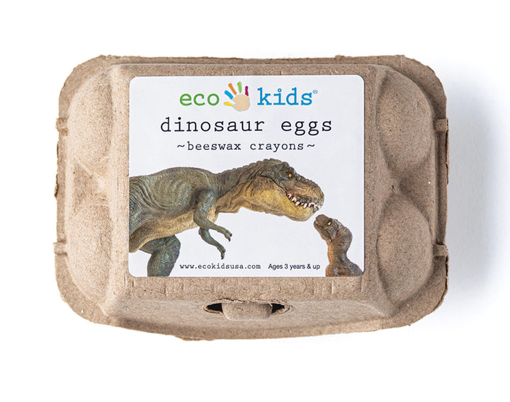 Eco-kids Dino Eggs Beeswax Crayons. Available from tenlittle.com