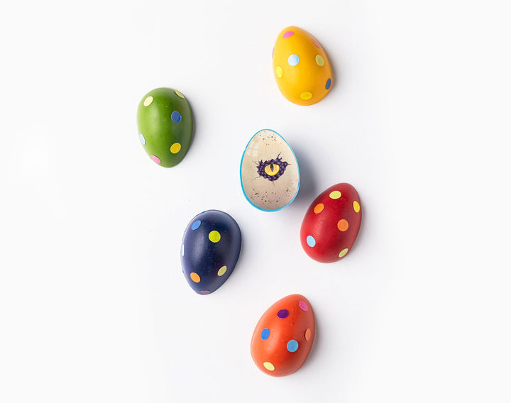 Eco-kids Dino Eggs Beeswax Crayons. Available from tenlittle.com