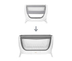 Béaba Air Bedside Sleeper Bassinet-to-Crib Conversion Kit. Available from tenlittle.com