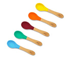 Avanchy Bamboo & Silicone Spoons. Available from tenlittle.com