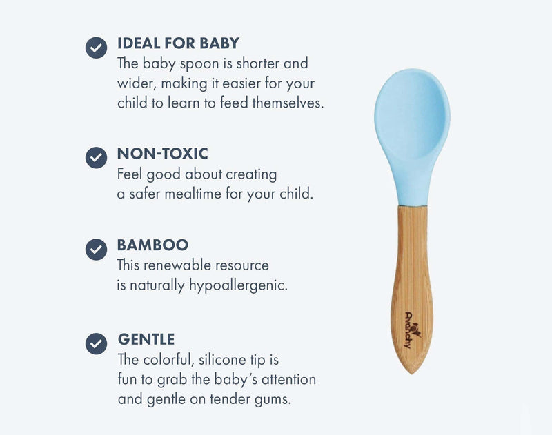 Bambu Baby Feeding Spoons (6m+) – Sixth and Zero