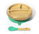 Avanchy Bamboo Suction Plate & Spoon. Available from tenlittle.com
