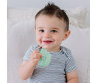 Child holding teether from Itzy Ritzy Cactus Water Filled Teethers set. Available from tenlittle.com