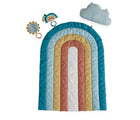 Itzy Ritzy Tummy Time Rainbow Play Mat. Available from tenlittle.com