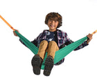Boy swinging in Hape Pocket Swing