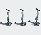 HIghwaykick 2-in-1 Scooter in Steel. Available from www.tenlittle.com.