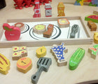 BeginAgain Food A to Z Puzzle & Playset. Available from tenlittle.com