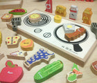 BeginAgain Food A to Z Puzzle & Playset. Available from tenlittle.com