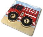 Fire truck piece from BeginAgain Truck Puzzles (3 pack) - 5 Pieces. Available from tenlittle.com