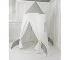 Domestic Objects Space Ship Tent in grey. Available from tenlittle.com