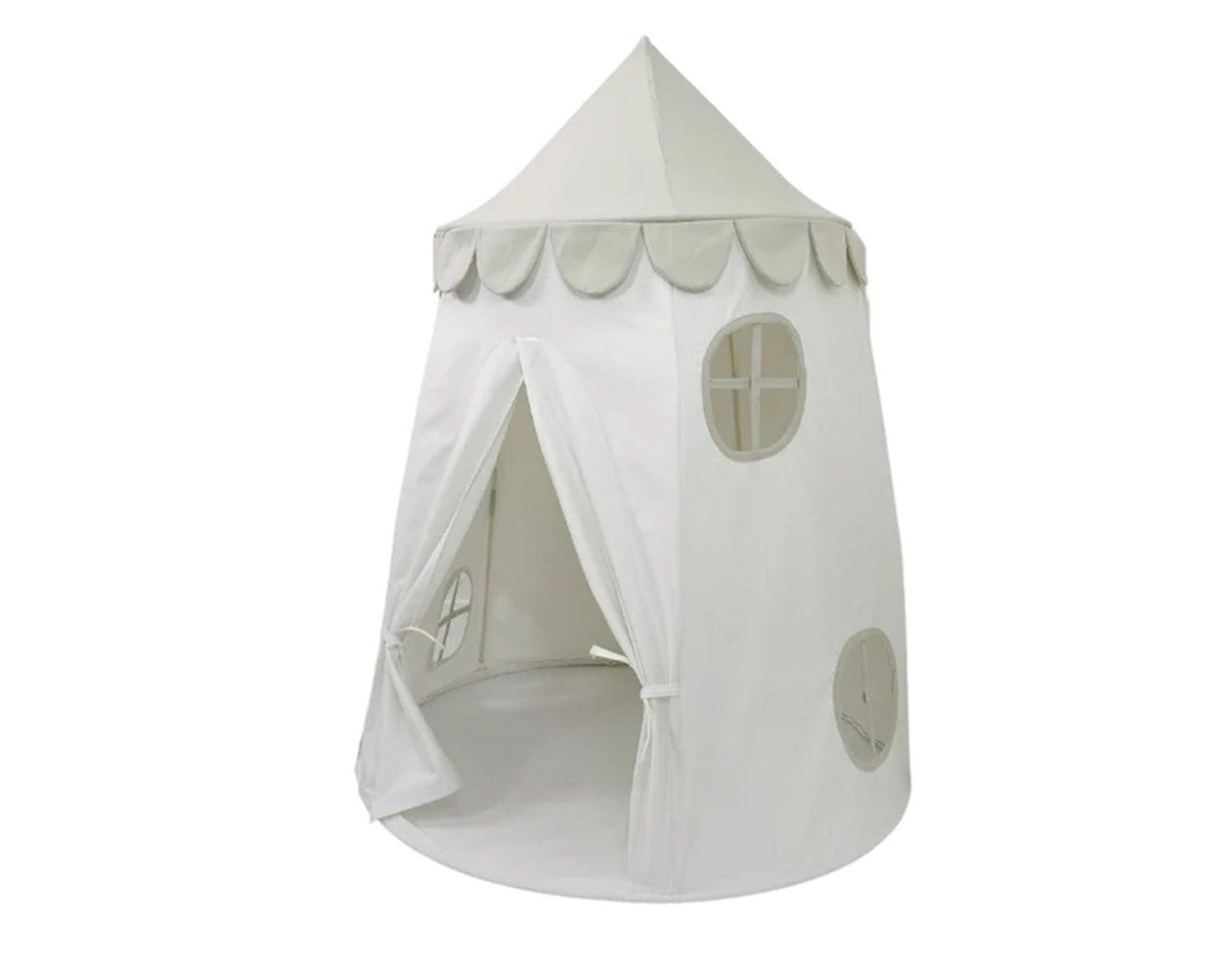 Domestic Objects Tower Tent in Greige. Available from tenlittle.com