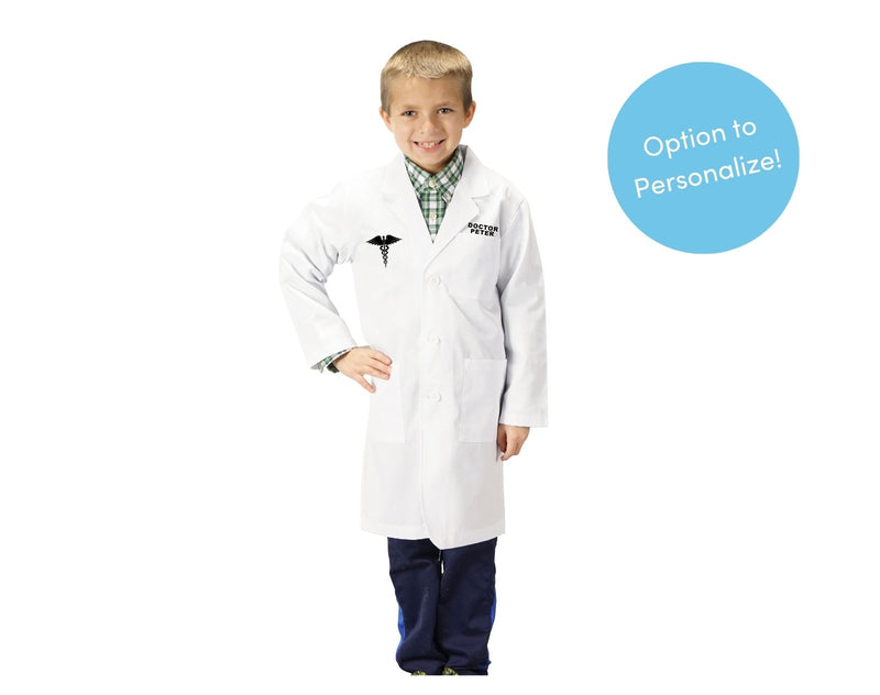 Kid Wearing Aeromax Doctor Lab Coat - Available at www.tenlittle.com