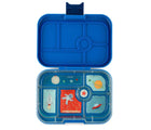 Yumbox Bento Box Blue Space. Available from www.tenlittle.com.