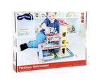 Small Foot Car Park Playset packaging. Available from tenlittle.com