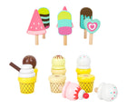 Ice cream accessories from Small Foot Ice Cream Cart. Available from tenlittle.com