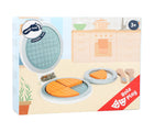 Small Foot Waffle Iron packaging. Available from tenlittle.com