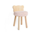 Nico & Yeye Fuzzy Bear Chair in pink. Available from tenlittle.com