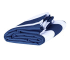 Dock & Bay Navy Blue Quick Dry Beach Towel. Available from www.tenlittle.com.