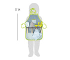 Height dimension of Small Foot Gardening Apron with Tools. Available from tenlittle.com