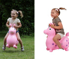 Girl sitting on Kettler Rody unicorn bounce toy