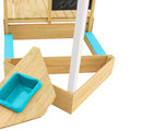Close up view of TP Toys Pirate Ship Play Boat & Sandbox. Available from tenlittle.com