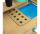Close up view of sink on TP Toys Wooden Potting Bench. Available from tenlittle.com