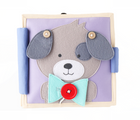 Educating Amy Puppy Quiet Book. Available from tenlittle.com