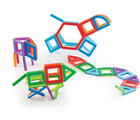 Guidecraft Magnetic PowerClix Frames 48 Pieces. Available from tenlittle.com
