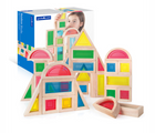 Guidecraft Rainbow Blocks 30 Pieces. Available from tenlittle.com