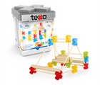 Guidecraft Texo Building Set 100 Pieces. Available from tenlittle.com