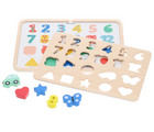 Petite Collage Multi-Language Numbers, Shapes, & Colors Puzzle. Available from tenlittle.com