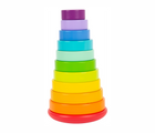 Small Foot Rainbow Stacking Tower. Available from tenlittle.com