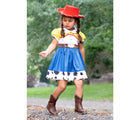 Child wearing Little Adventures Western Hat. Available from tenlittle.com