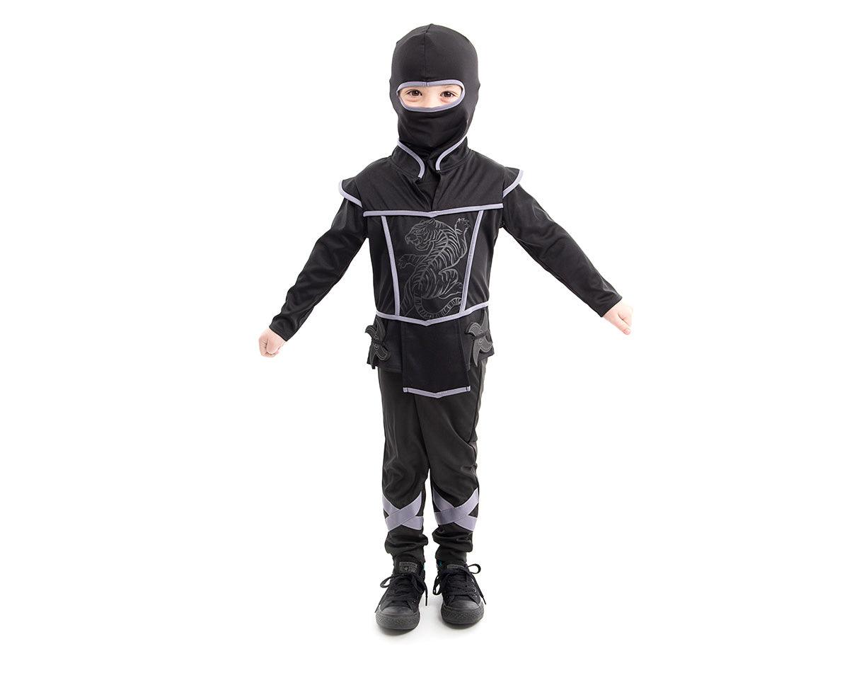 Child wearing Little Adventures Ninja Costume. Available from tenlittle.com