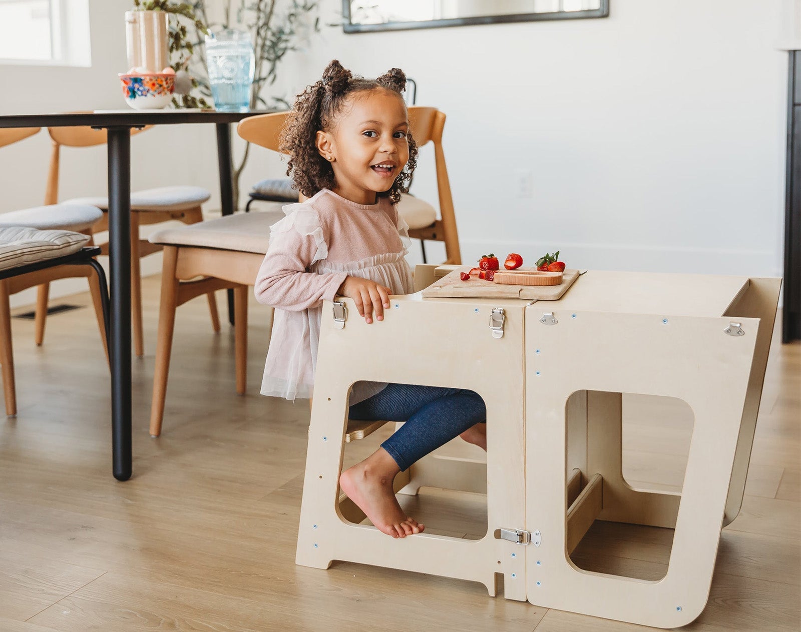 Piccalio Mini Chef Convertible Tower Ten Little Kids' Kitchen Gear